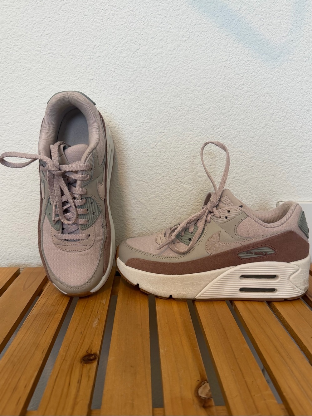Nike Air Max Women's Sneakers in Dusty Rose and Taupe